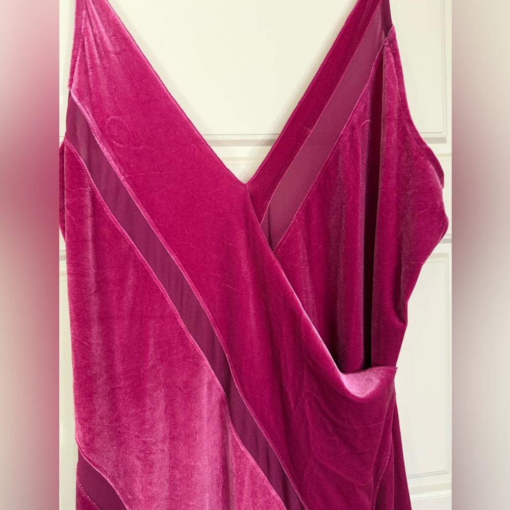 Free People Spliced Velvet Maxi Dress - Picture 4 of 5